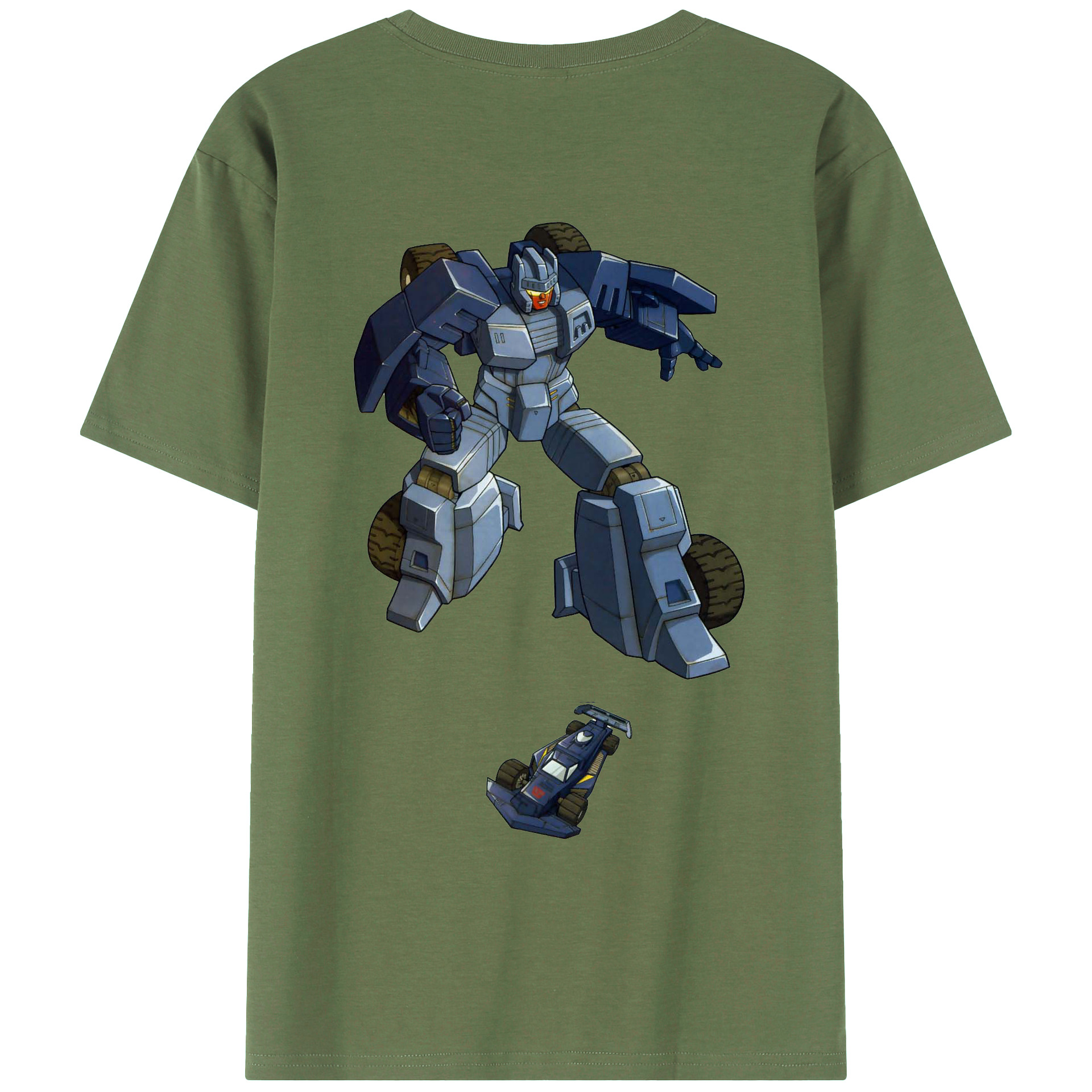 （画像用）  綿100％ メンズ半袖Tシャツ（バックプリント） 通気性